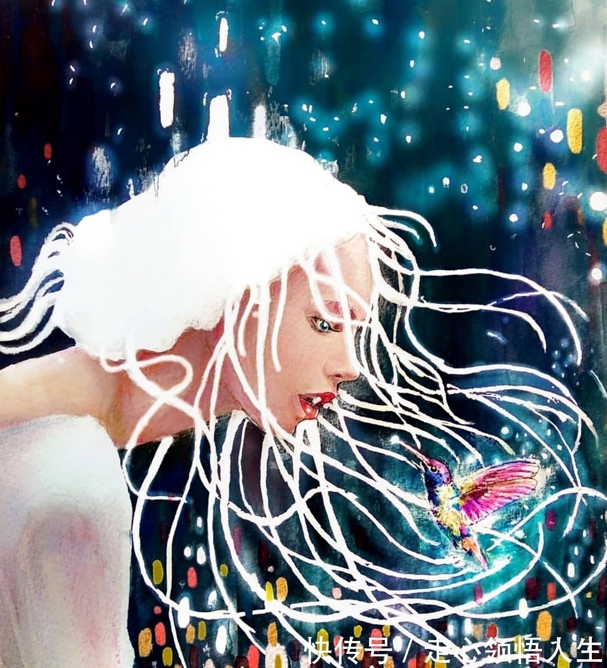 希腊$寂静宇宙中的明眸:色彩与金箔的交融,插画家卡法西斯的神话四季