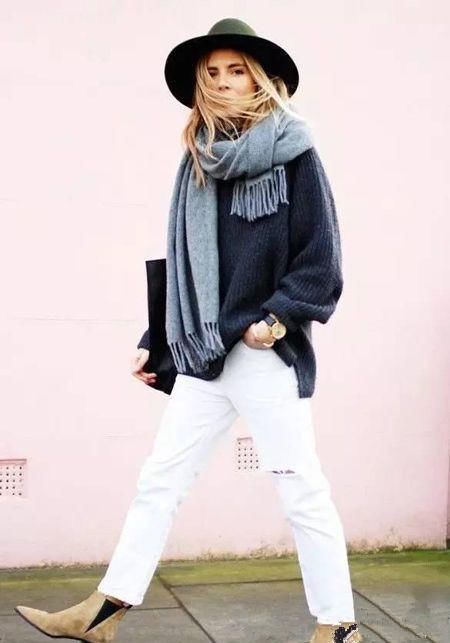 冬季围巾怎么搭配才保暖又时髦？记住这4个小技巧就足够了