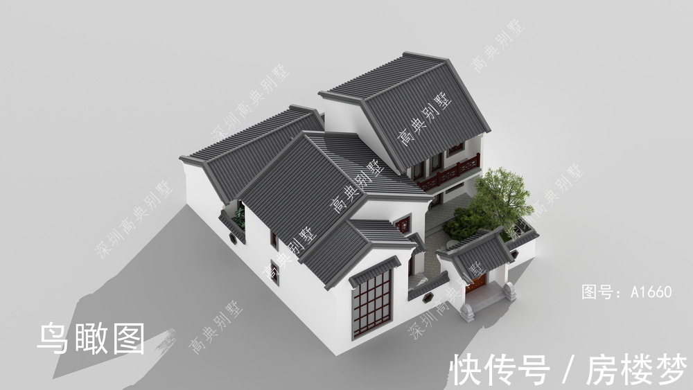 别墅|这款中式自建房,建在农村,让你的家脱颖而出。