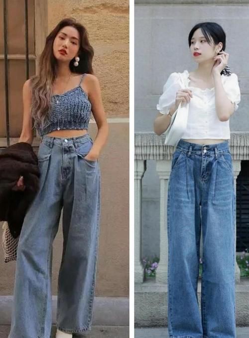 蕾丝|简约风格的一字带细跟凉鞋，搭配牛仔裤，就能展现女生的卓越风姿