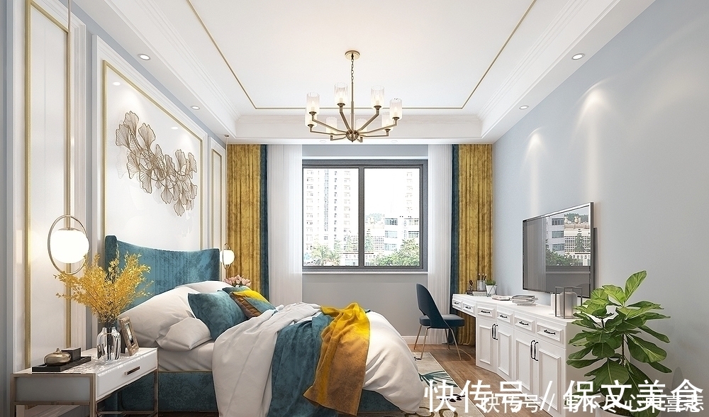 美式|125平美式风格，现代与美式的碰撞，时尚轻奢齐头并进，太迷人了