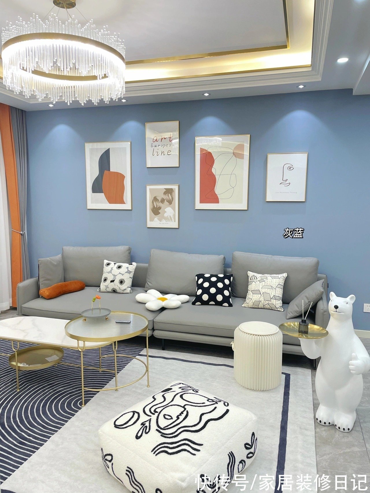 效果|全程自己设计,106平硬装才花7万,家具刚入场效果就已经远超20万