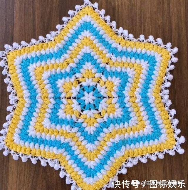 针法@「针织作品」32款只用到一种针法织出来的美垫子,新手留存备用