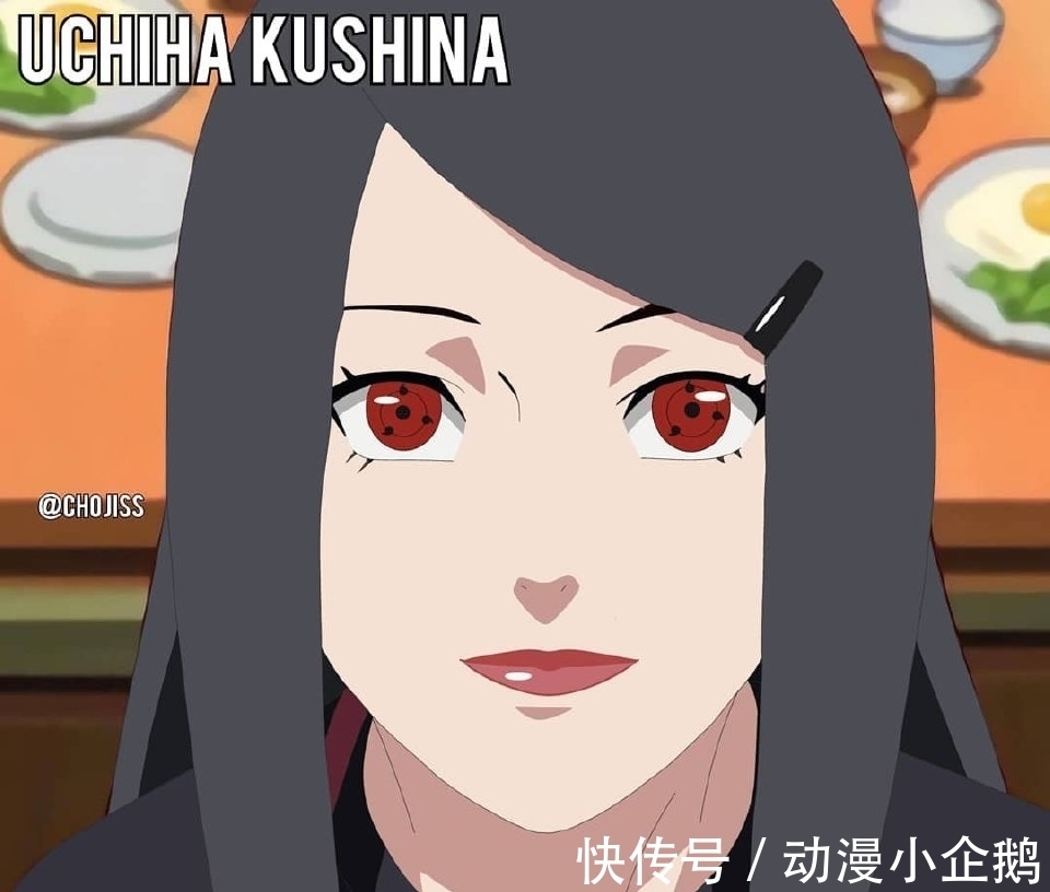 宇智波一族|《火影忍者》全员宇智波?当女生们拥有宇智波外形,差点认不出