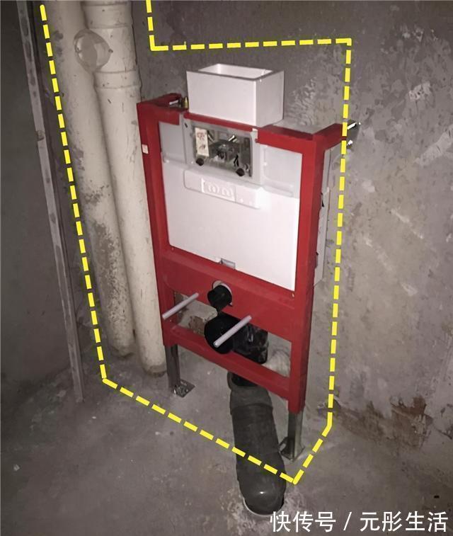 水管|卫生间砌墙包了2根下水管,隔音降噪,顺便砌个壁龛给湿区收纳