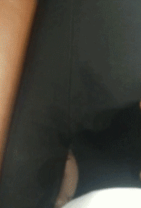 |搞笑GIF: 裤子突然破了个洞 机智的我想出了一个妙法