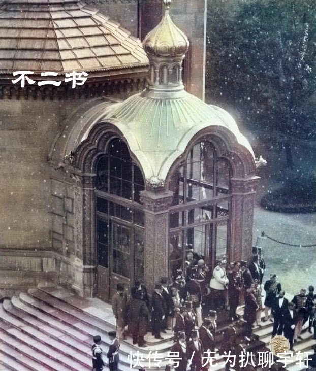 沙俄帝国|上色老照片：末代沙皇尼古拉二世出访巴黎， 看看场面有多盛大