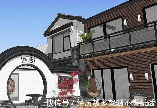 中式|为了孝敬父母,他拆掉300㎡祖宅,自建中式别墅,效果图太美了