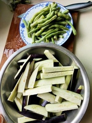 家常素菜菜谱，豆角烧茄子，简单美味营养，超级下饭，吃不够