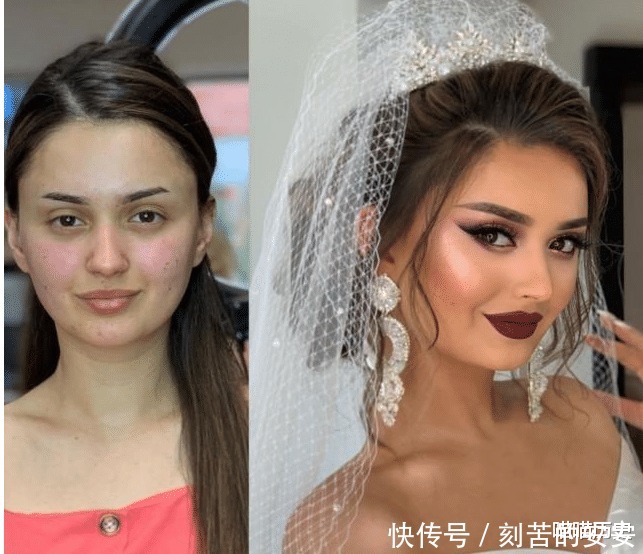 欧美妆才是真的“邪术”吧化妆前后对比,大妈变迪士尼公主!