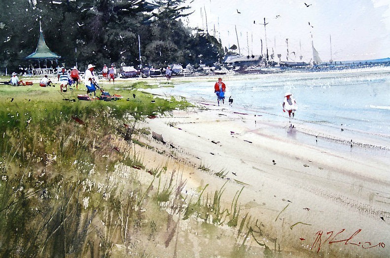 艺术家@雾里看花,澳大利亚水彩艺术家科维奇的作品,很是美!