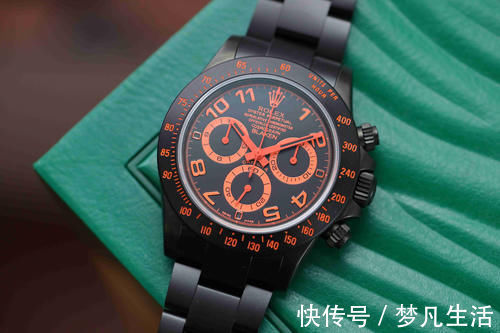 雕花 大c论表:blaken镀黑劳力士迪通拿,戴最黑的表做最亮的仔