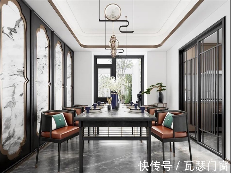 开扇|新中式元素与门窗融合,没想到这么惊艳!