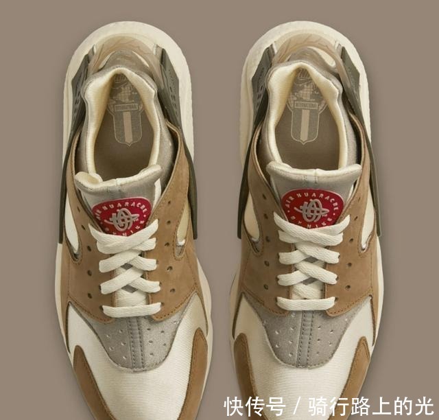 推动力|Stussy x Nike Air Huarache 沙漠橡树,旧旧的沙漠风