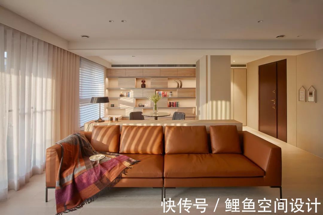 客厅|180㎡现代简约,暖色调的浪漫,温馨舒适自然