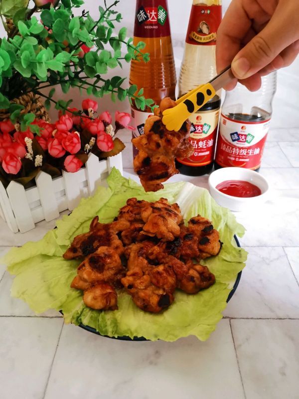 香煎脆皮鸡腿肉