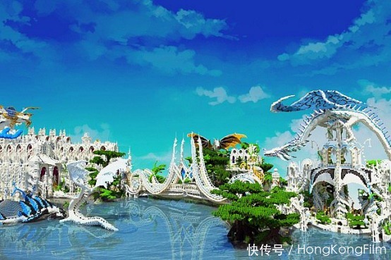 大神|这大概就是天堂吧《我的世界》大神的治愈系作品每帧都是壁纸