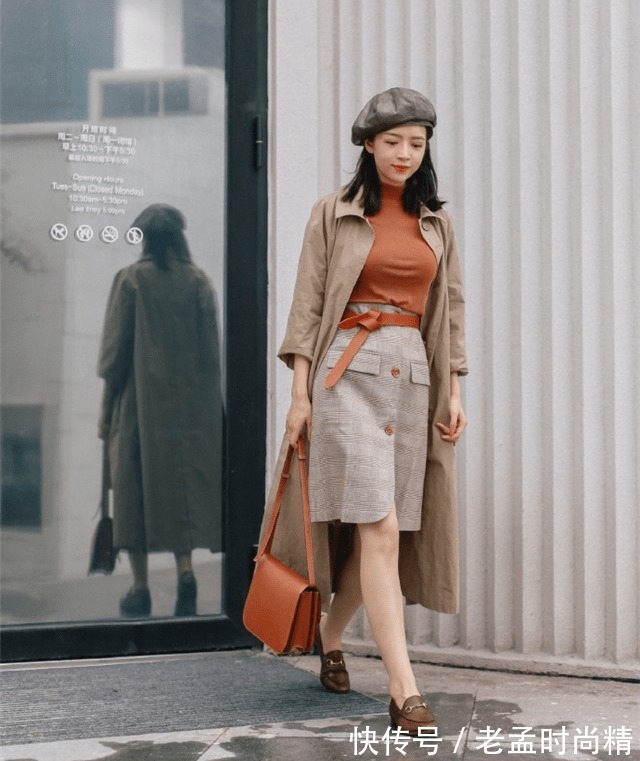 卡其色 早秋不知道怎么穿?瞧瞧三木这6套风衣搭配