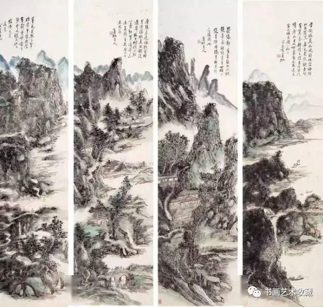 山水画#名家 黄宾虹最美的山水画60幅，浑厚华滋，意境深邃，赏心悦目！