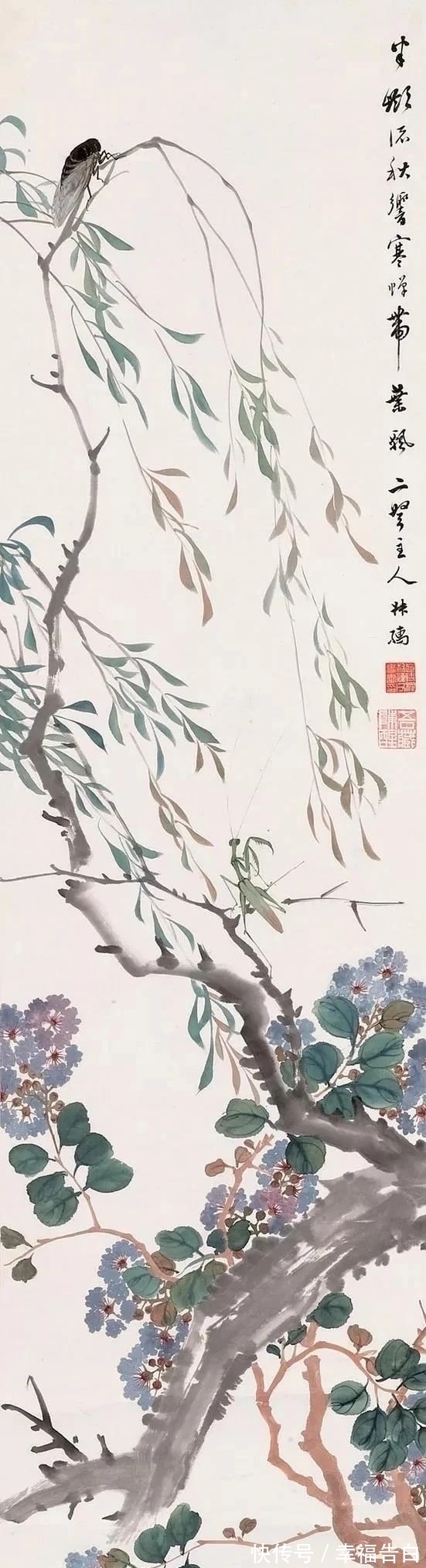 国画@似实非实｜海派国画大家赵叔孺花鸟画