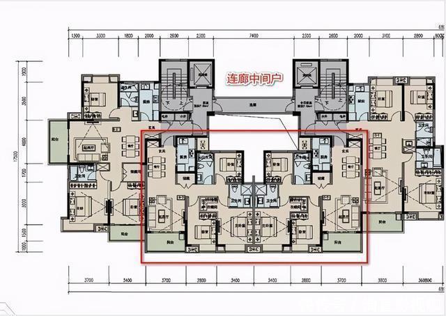 户型|我就要个中间户，比边户便宜，户型方正设计合理，到底差在哪了？