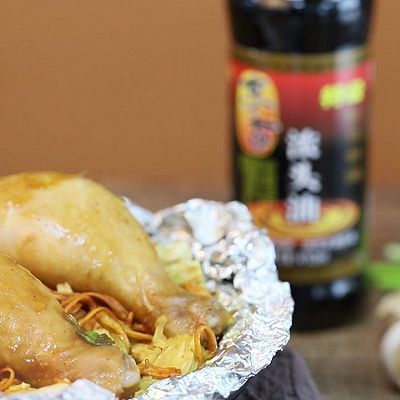 腐竹|虫草花腐竹蒸鸡腿