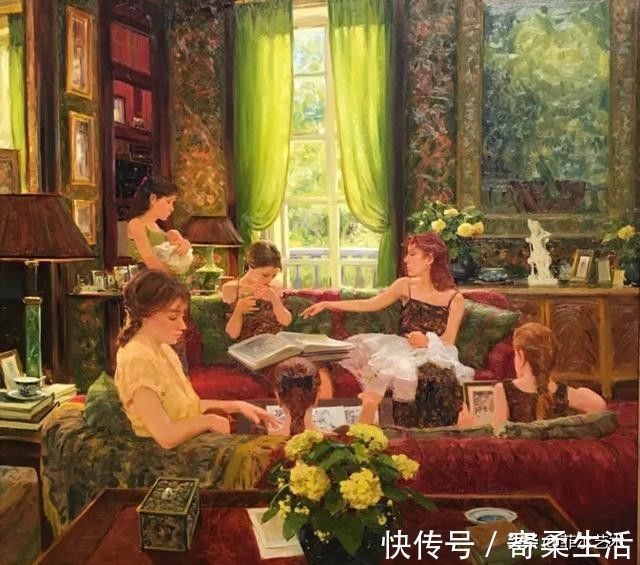 大卫·黑廷格$美国艺术家大卫·黑廷格:我油画中的模特都是激情的女人