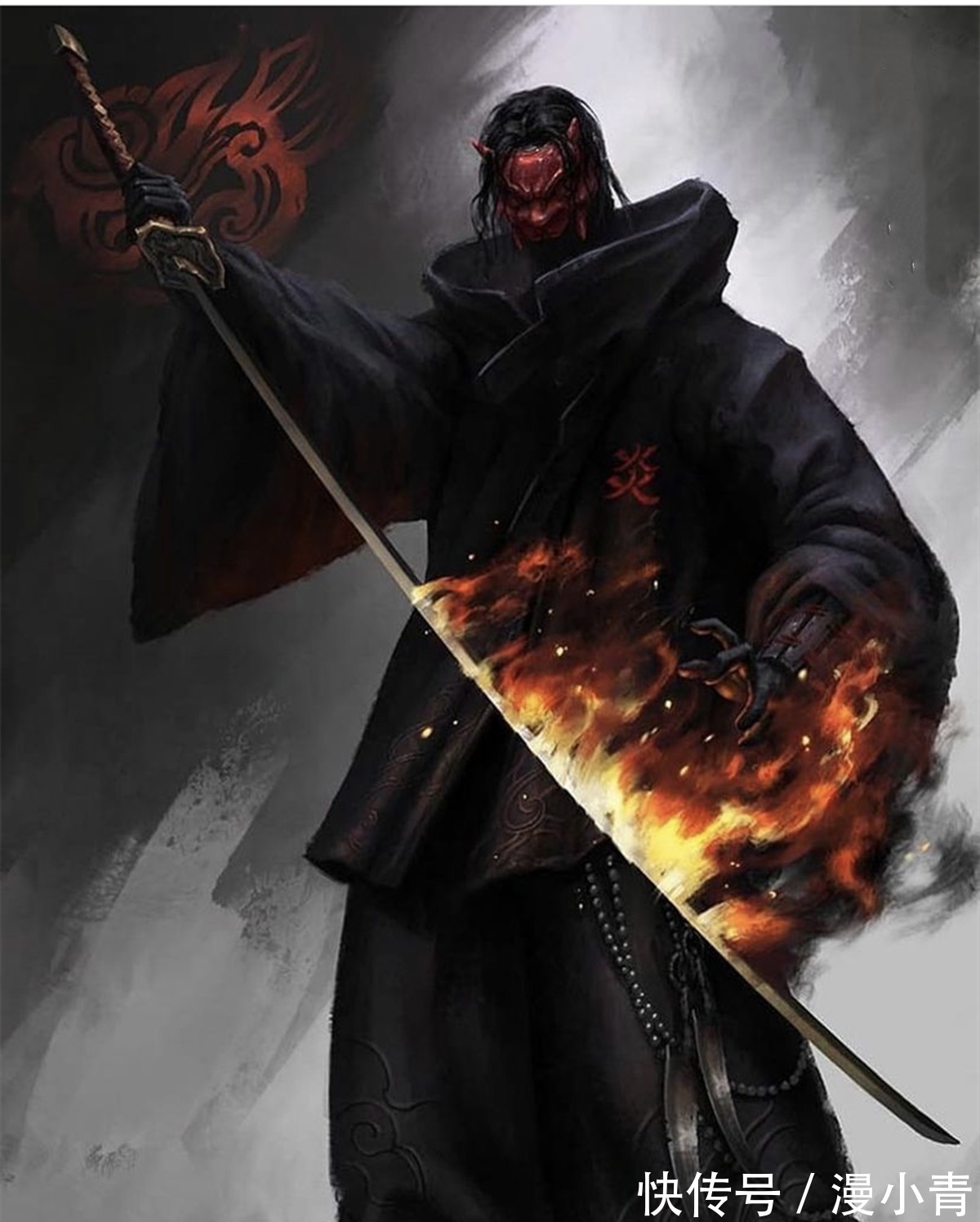 神秘感|日本武士与妖怪面具的结合,吸收了他国的文化,创造出自己的神话