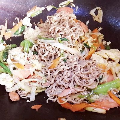 小葱|荞麦泡食面