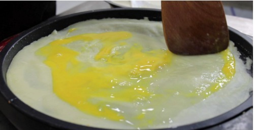 早餐|几个鸡蛋,一碗面,不发面不醒面,快速做早餐鸡蛋饼,太简单了