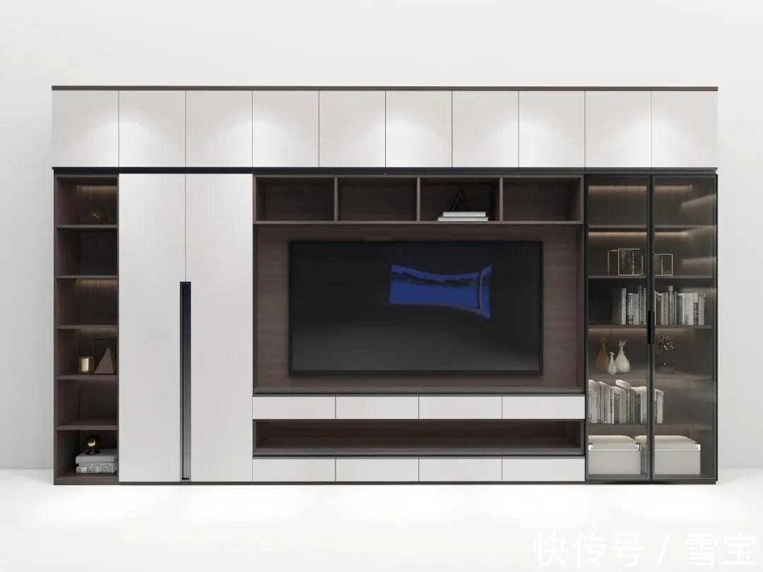 雪宝|板材十大品牌:定制高颜值电视柜,就该这么装!