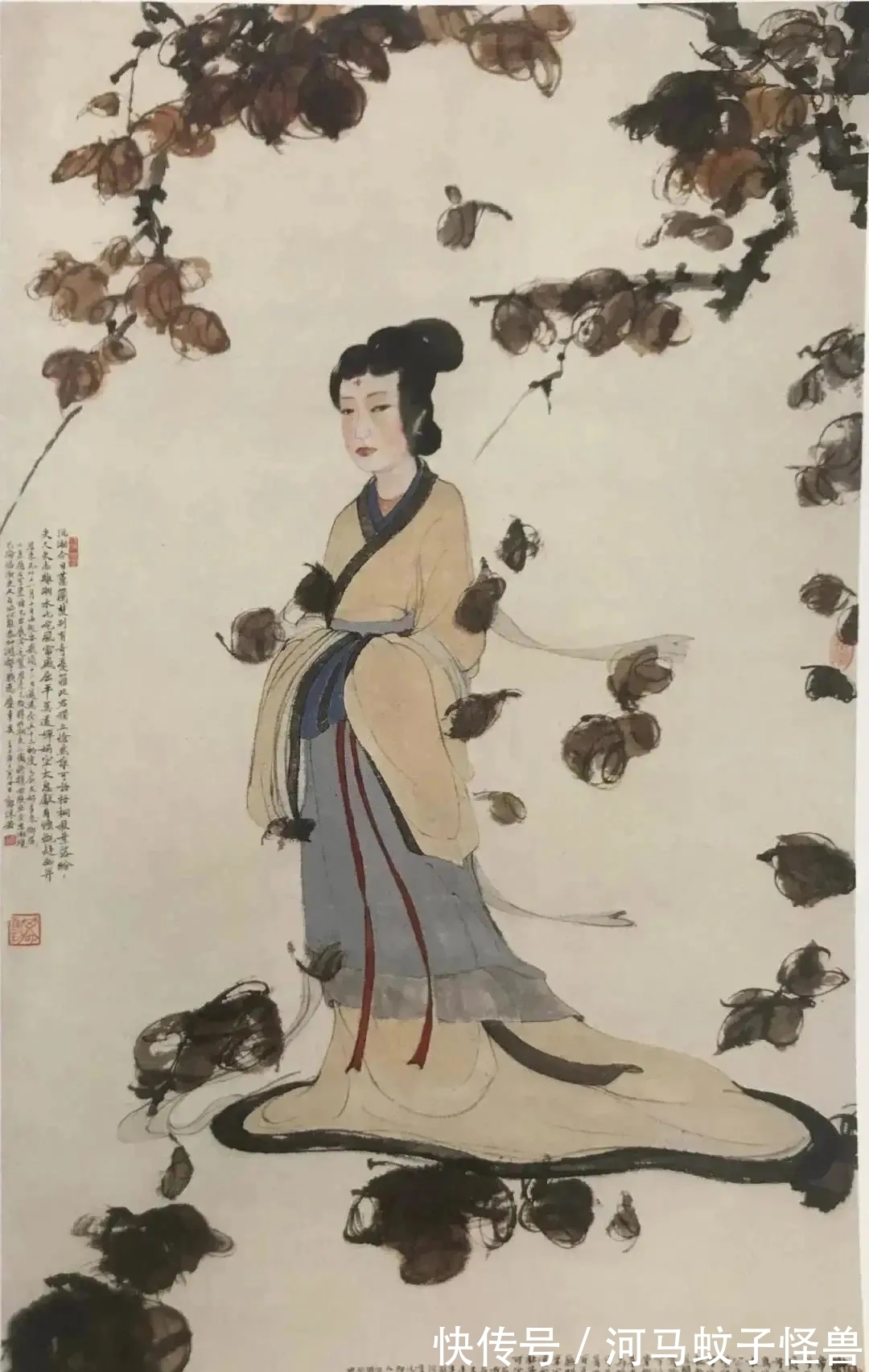 山水画#一笔写尽千山万水,高逸绝尘!傅抱石山水画