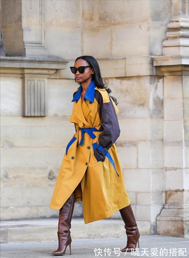 穿搭 秋天不错过这件单品!风衣演绎优雅复古风,穿起来太显气质