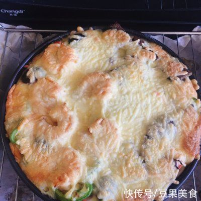  秒杀餐厅大厨，正宗海陆双鲜pizza自己在家做