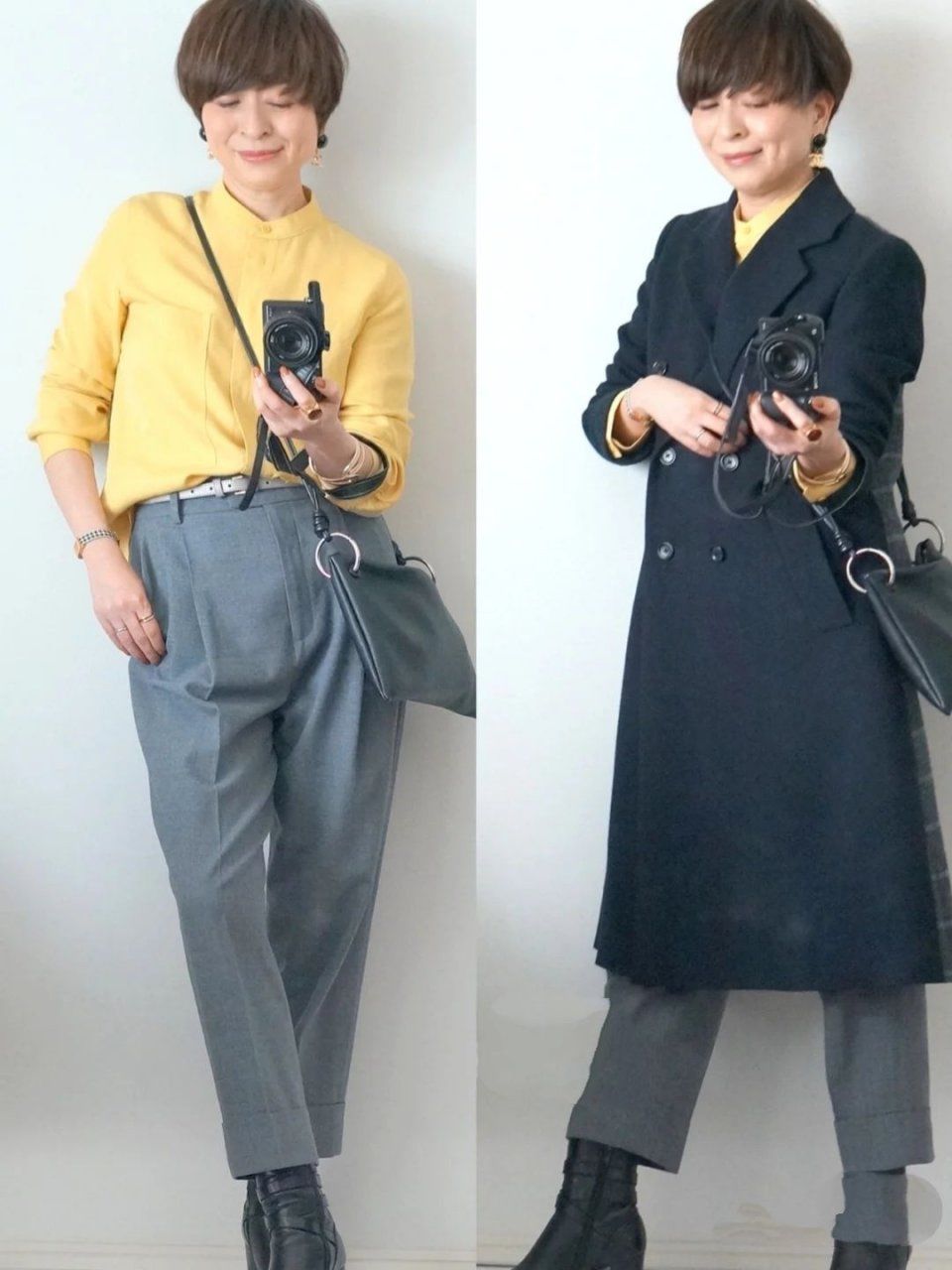 懂搭配的女人更年轻，日本“微胖大妈”的私服，年近60依然优雅