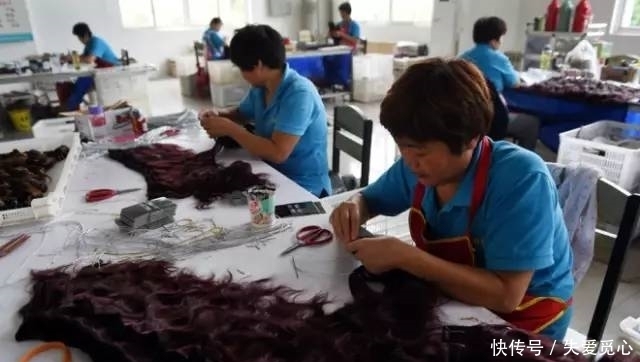 我们剪掉的头发,并没有烧掉,最终是送去了这个地方