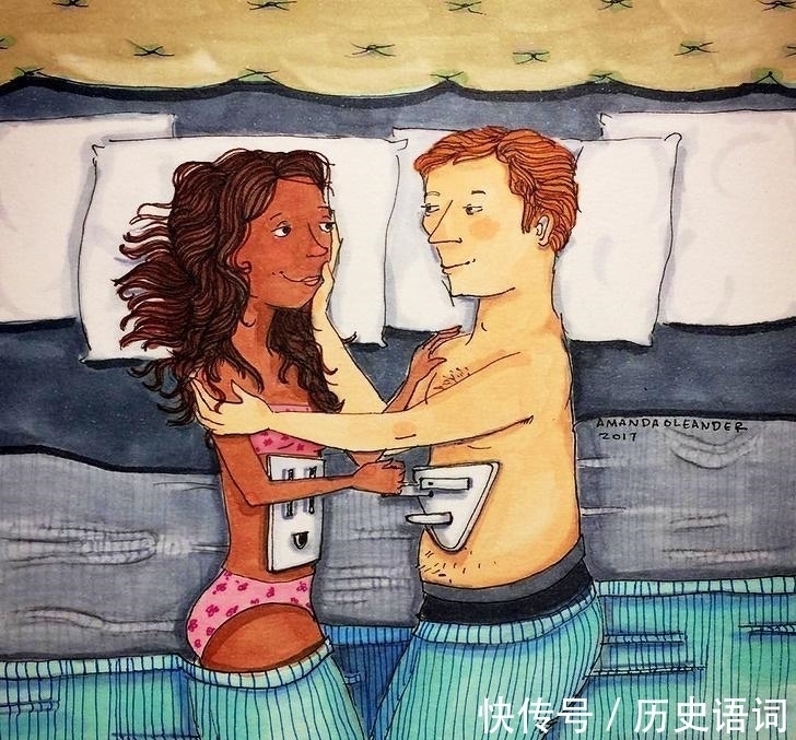 恋爱关系!女插画师创作的20张展现了真实恋爱关系的插画