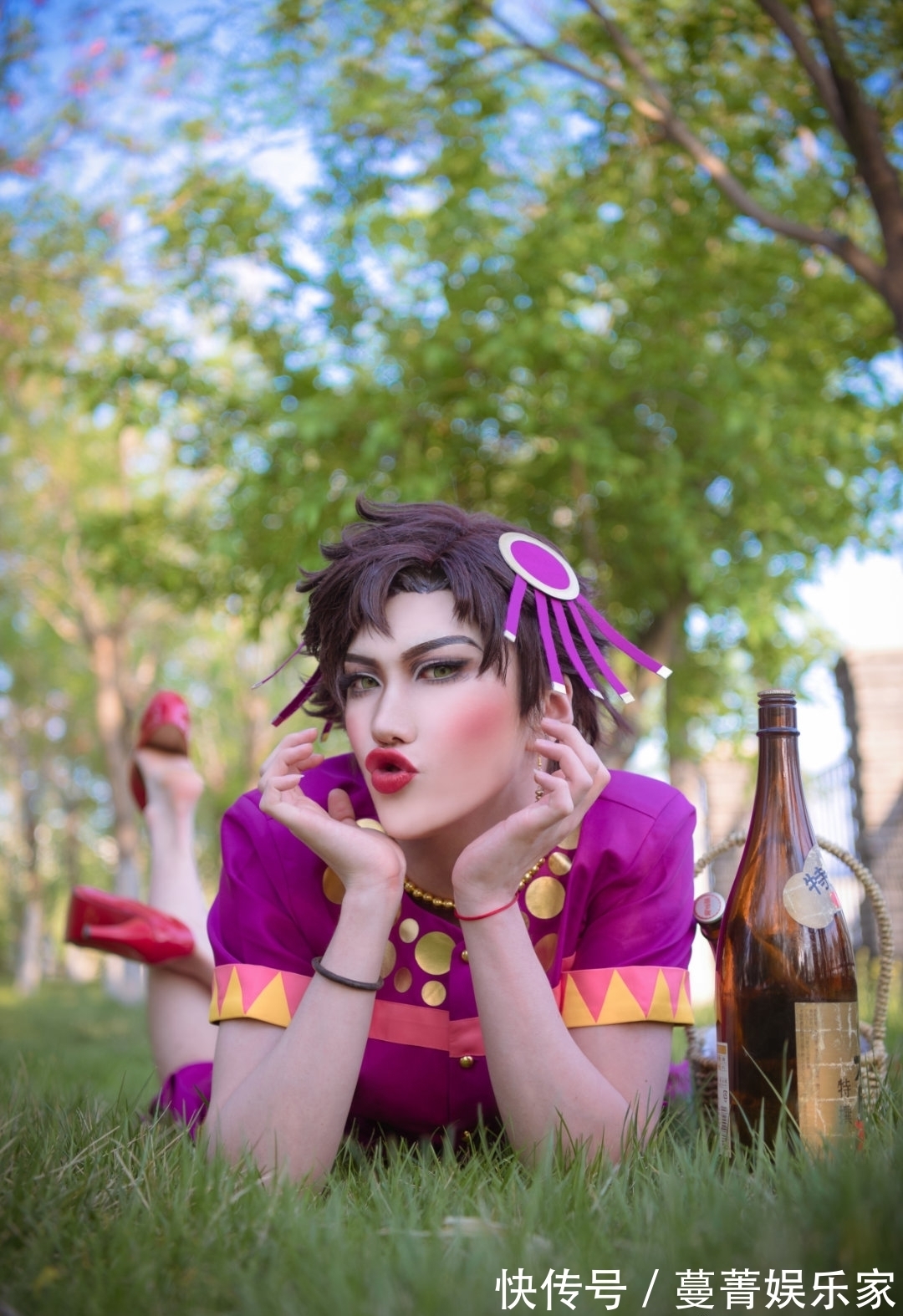 cos|JOJO“龙舌兰姑娘”登场,大佬cos最高境界,已经分辨不出性别了