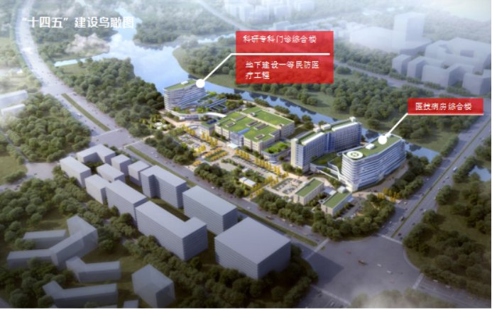 院区|新建医疗综合楼、科教综合楼！这家三甲公立医院二期项目有新进展→