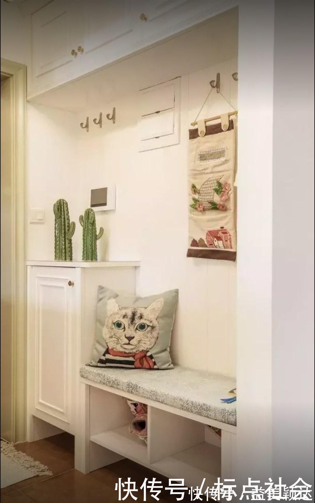 进户门|我家无玄关的玄关设计超赞！左邻右舍来参观，看完都要回家照着装