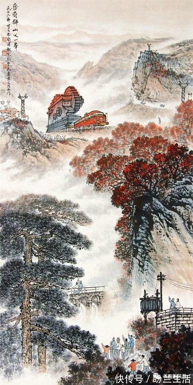 雄健|这位大家的山水,既雄健大气,又平和神清!