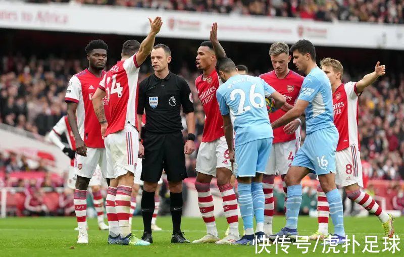 英足总|官方：因与曼城比赛中未约束球员纪律，阿森纳被罚款2万英镑