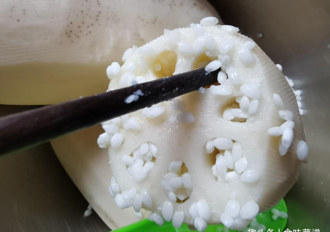 红糖糯米藕好吃有诀窍,很多人以为复杂,大厨教你3招,一次成功