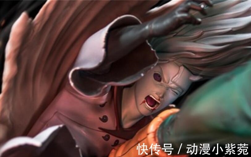 手办|火影：凯皇一脚封神手办，看到狼狈的斑爷，凯想跳舞？