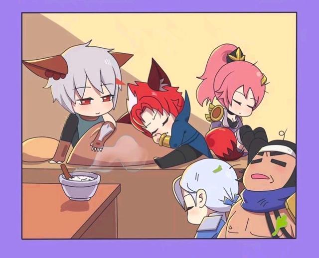 做饭|王者假日萌萌:守约发烧了,伙伴们意识到;好像只有守约会做饭!