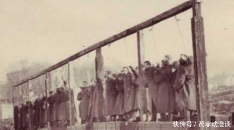 动作|苏联报刊上的德国老照片:青年自己爬上绞刑架,最后动作让人沉默