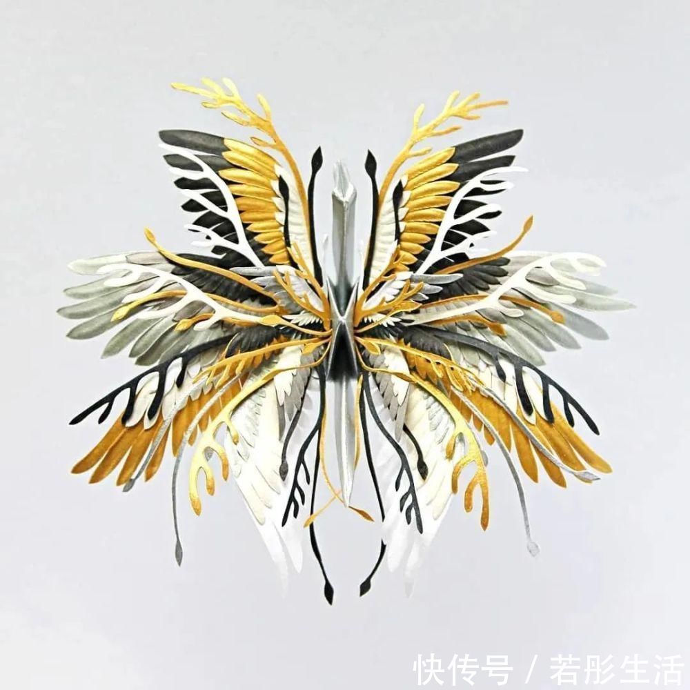 翅膀$抑郁小哥把一只2毛钱的千纸鹤折成了我买不起的样子,不但病好了还年入百万