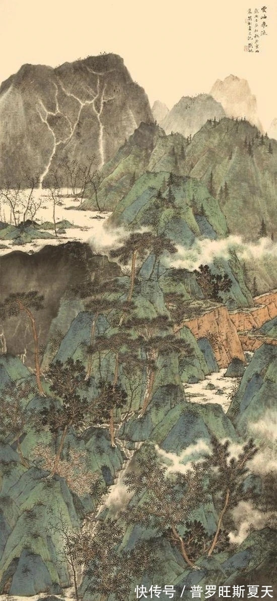 山水画@北京画院|刘旭的山水画,有两把拿手好戏!