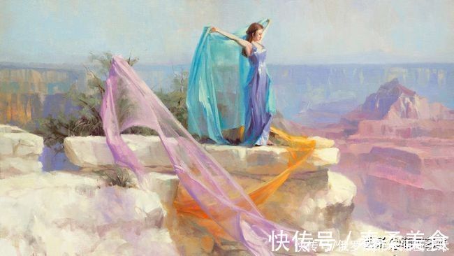 主旋律@史蒂夫·亨德森的油画以光线,生命和色彩为主旋律,好看极了