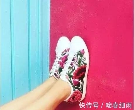 diy 小白鞋穿腻了?试下刺绣后的小白鞋,一样穿出“花”样!附教程